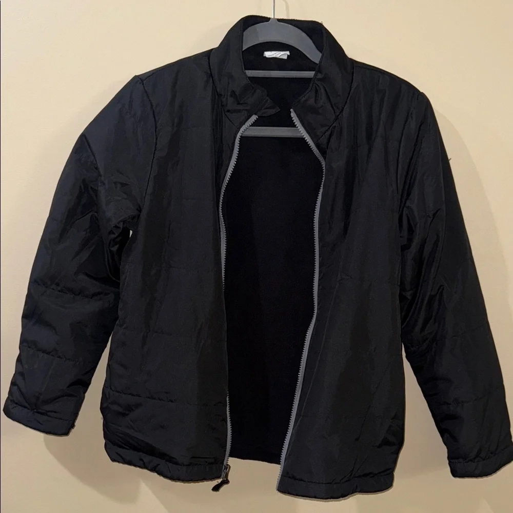 Men's Black Quilted Jacket - Picture 1 of 1